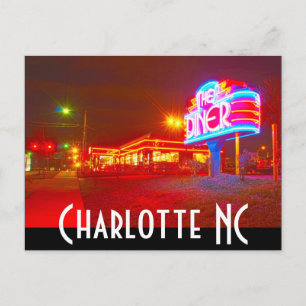 Charlotte NC Postkarte