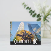 Charlotte NC Postkarte (Stehend Vorderseite)