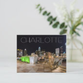 Charlotte NC Postkarte (Stehend Vorderseite)