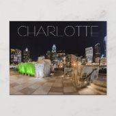 Charlotte NC Postkarte (Vorderseite)