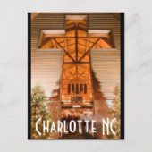 Charlotte NC Postkarte (Vorderseite)