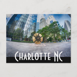 Charlotte NC Postkarte