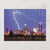 Charlotte NC Postkarte (Vorderseite)