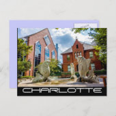 Charlotte NC Postkarte (Vorne/Hinten)