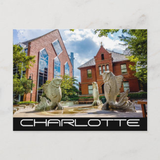 Charlotte NC Postkarte