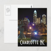 Charlotte NC Postkarte (Vorne/Hinten)