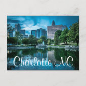 Charlotte NC Postkarte (Vorderseite)