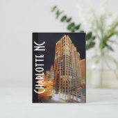 Charlotte NC Postkarte (Stehend Vorderseite)