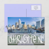 Charlotte nc postkarte (Vorne/Hinten)