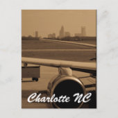 Charlotte NC Postkarte (Vorderseite)
