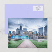 Charlotte NC Postkarte (Vorne/Hinten)