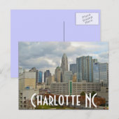 Charlotte NC Postkarte (Vorne/Hinten)