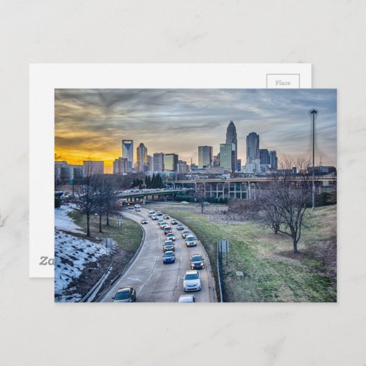 Charlotte nc postkarte (Vorne/Hinten)