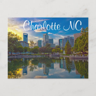 Charlotte NC Postkarte