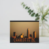 Charlotte NC Postkarte (Stehend Vorderseite)