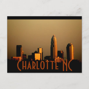 Charlotte NC Postkarte