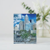 Charlotte NC Postkarte (Stehend Vorderseite)