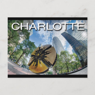 Charlotte NC Postkarte