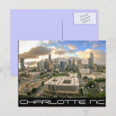 Charlotte NC-QUEEN CITY Postkarte (Vorne/Hinten)