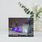 Charlotte NC-QUEEN CITY Postkarte (Stehend Vorderseite)