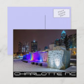 Charlotte NC-QUEEN CITY Postkarte (Vorne/Hinten)