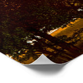 Charlotte NC Skyline Poster (Ecke)