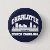 Charlotte, North Carolina Button (Vorderseite)