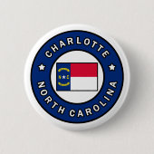 Charlotte North Carolina Button (Vorderseite)