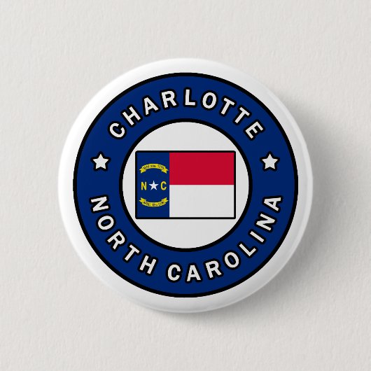 Charlotte North Carolina Button (Vorderseite)