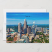 Charlotte, North Carolina City, Karte (Vorderseite)