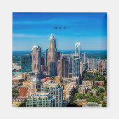 Charlotte, North Carolina City Magnet (Vorne)