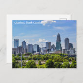 Charlotte, North Carolina City Postkarte (Vorne/Hinten)