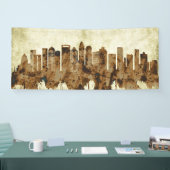 Charlotte North Carolina Cityscape Banner (Messe)