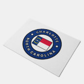 Charlotte North Carolina Fußmatte (Schrägansicht)