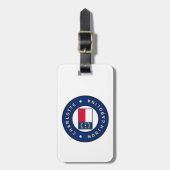 Charlotte North Carolina Gepäckanhänger (Vorderseite vertikal)