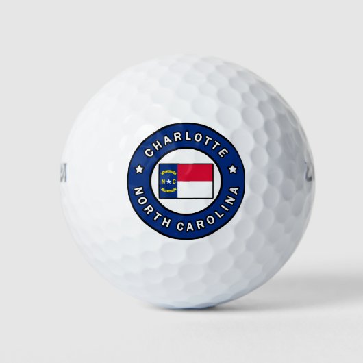 Charlotte North Carolina Golfball (Vorderseite)