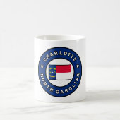 Charlotte North Carolina Kaffeetasse (Mittel)