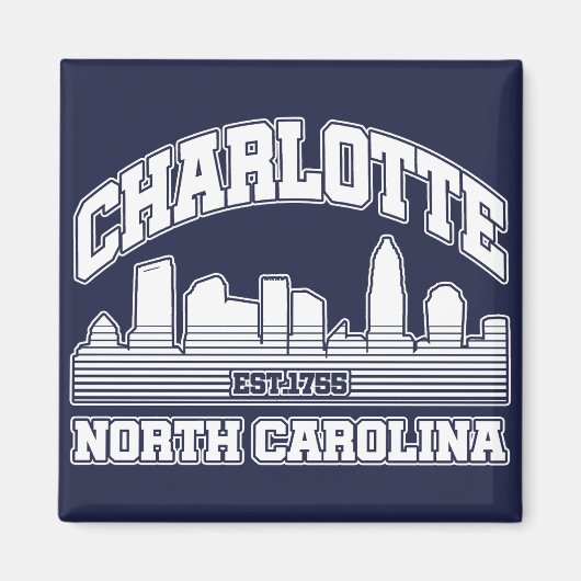 Charlotte, North Carolina Magnet (Vorne)