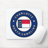 Charlotte North Carolina Mousepad (Mit Mouse)