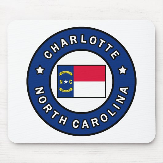 Charlotte North Carolina Mousepad (Vorne)