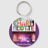 Charlotte North Carolina NC Schlüsselanhänger (Vorderseite)