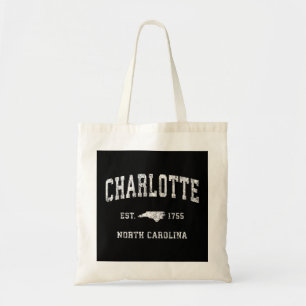 Charlotte North Carolina NC Vintager Sportsport Tragetasche