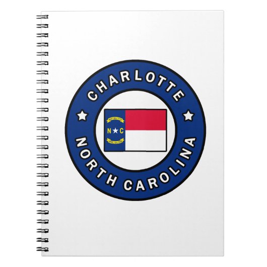 Charlotte North Carolina Notizblock (Vorderseite)