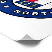 Charlotte North Carolina Poster (Ecke)