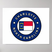 Charlotte North Carolina Poster (Vorne)
