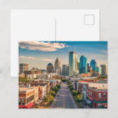Charlotte North Carolina Postkarte (Vorne/Hinten)