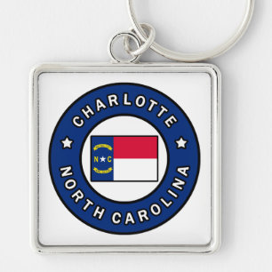 Charlotte North Carolina Schlüsselanhänger