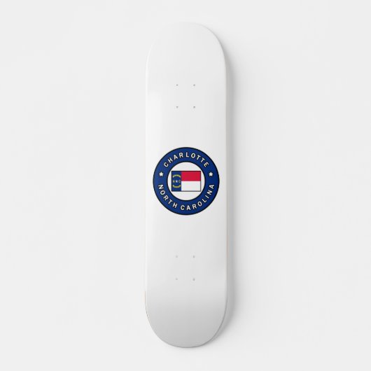 Charlotte North Carolina Skateboard (Vorne)