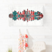 Charlotte North Carolina Skyline Banner (Insitu)