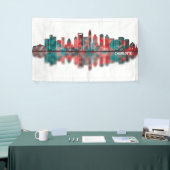 Charlotte North Carolina Skyline Banner (Messeveranstaltung)
